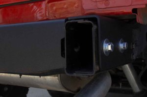 Jeep Wrangler JK Rubicon Bumper - Rear - Fishbone Offroad - Bumper Delete - Black Powder Coated - `07-`18